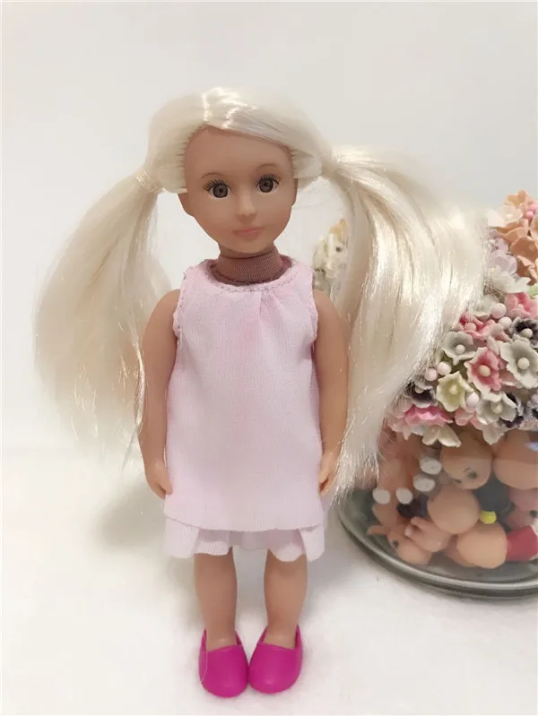 15 см мини-кукла, игровой дом, кукла, игрушка, Детская Коллекция подарков на день рождения - Цвет: sew defect