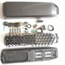 SSE-077 HaiLong-caja de batería para bicicleta eléctrica, de 5V carcasa con salida USB, con tiras de níquel 10S6P 13S5P