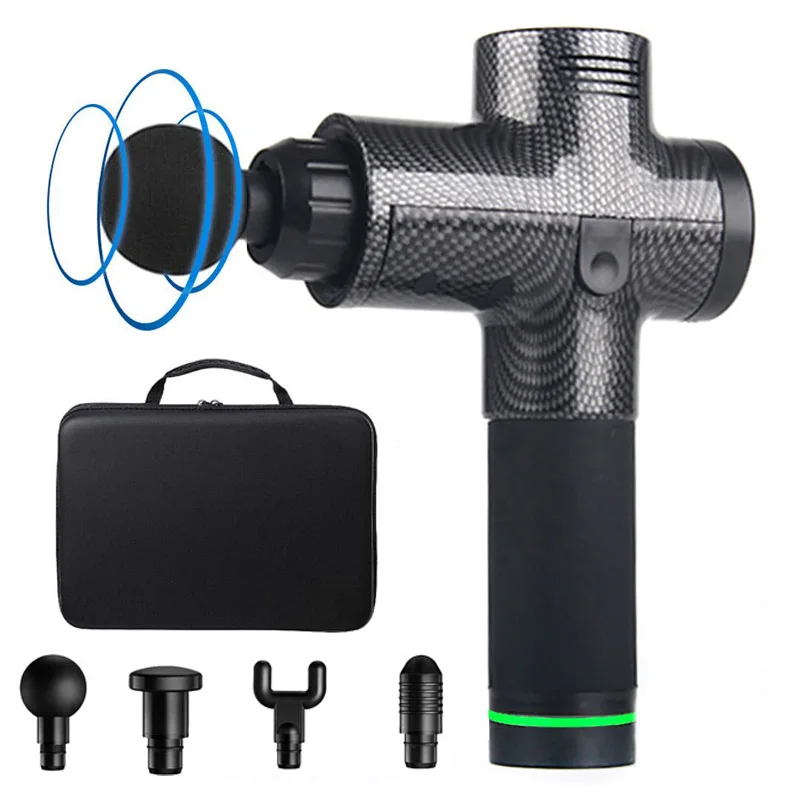 Массажный прибор для снятия мышечной боли массажа в виде пистолета помогает