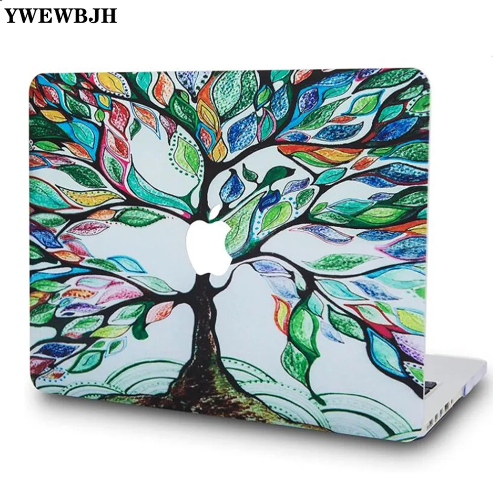 

YWEWBJH Laptop Case Compatible For MacBook Air 13" Retina 2021 2020 Plastic Case Hard Shell Cover A2179 A1932 Colorful Tree