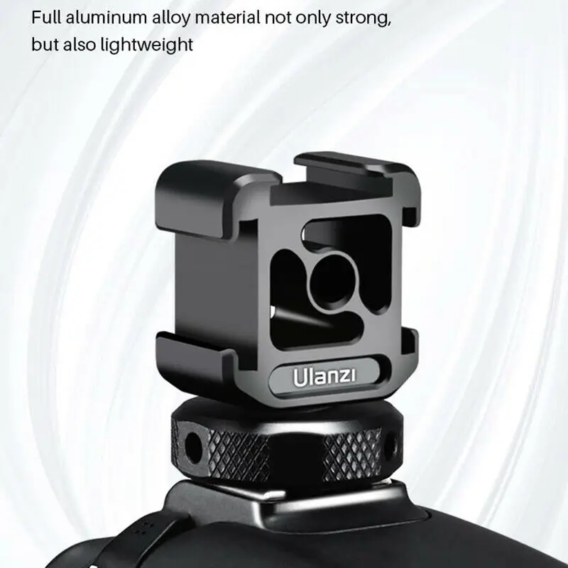 

Стабильный штатив Ulanzi для зеркального фотоаппарата тройной адаптер холодного башмака для микрофона светодиодный светильник кой