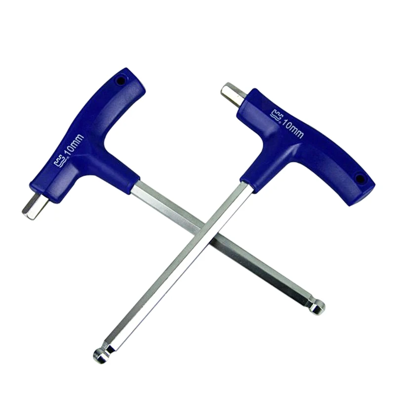 

7mm Tip T Shaped Handle Metric Hexagon Spanner Hex Key Wrench Repair Tool