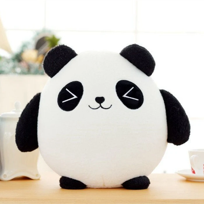 01 Speedline 18/25/30 см панда плюшевые Животные мягкие игрушки Reborn Baby Doll, плюшевая игрушка, прекрасная маленькая белая игрушка подарок на день рождения для малышей красивые детские колготки с Подушка - Цвет: 01