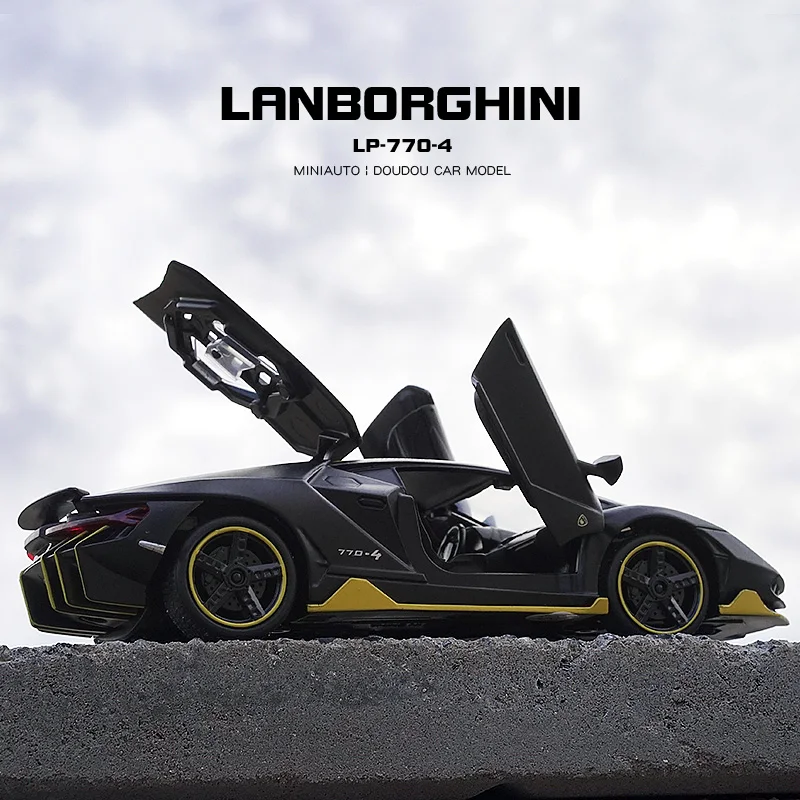 Модель спортивного автомобиля Lamborghinis Lp770 1:32 модель из сплава украшение игрушка