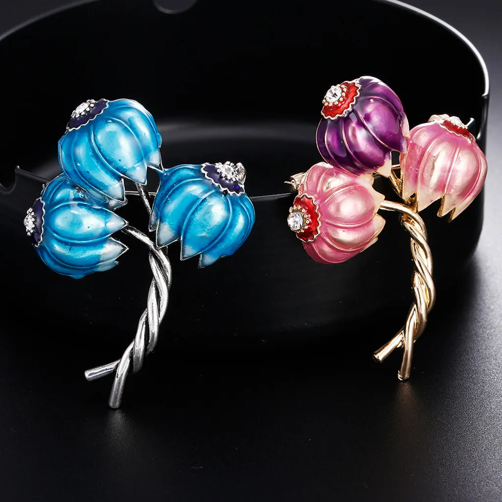 Броши разных форм цветок эмалевый металлический значок воротник Свадебная