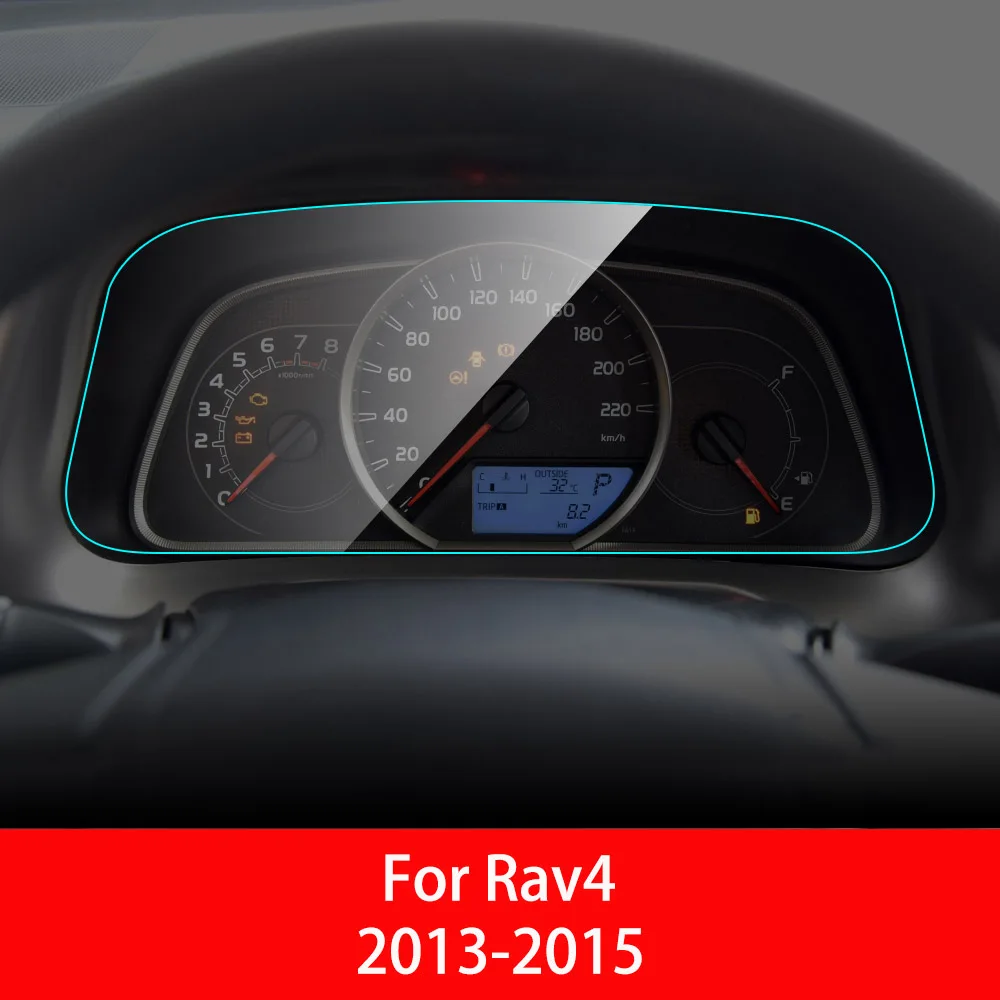 For Rav4 13-15 Автомобильная панель инструментов, Защитная пленка для Toyota Corolla Camry Rav4 C HR Cruiser, интерьерная защитная пленка из ТПУ, автомобильные аксессуары - Название цвета: For Rav4 13-15