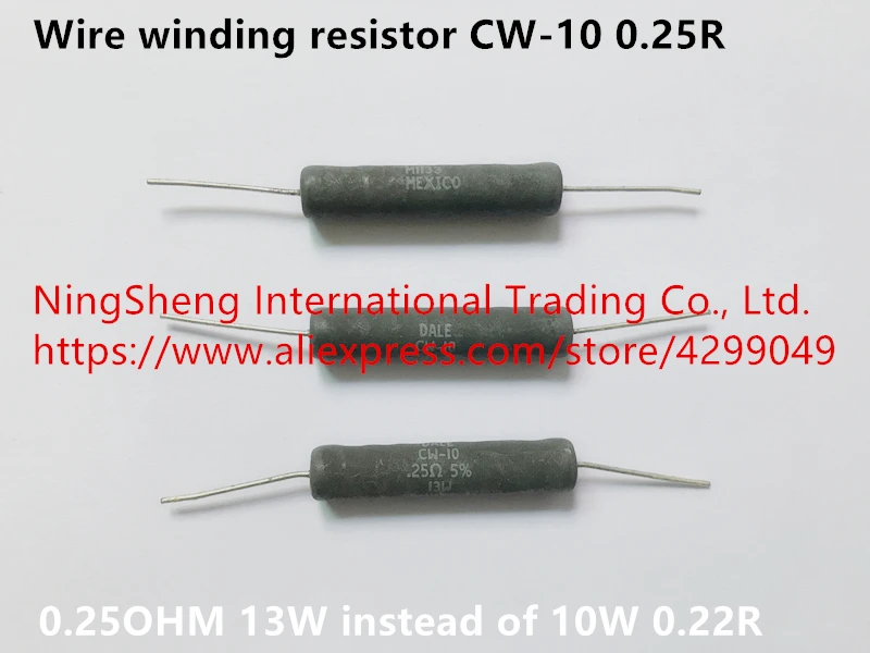 Оригинальный новый 100% проволочный обмоточный резистор CW 10 0 25r 25ohm 13 Вт вместо 22r