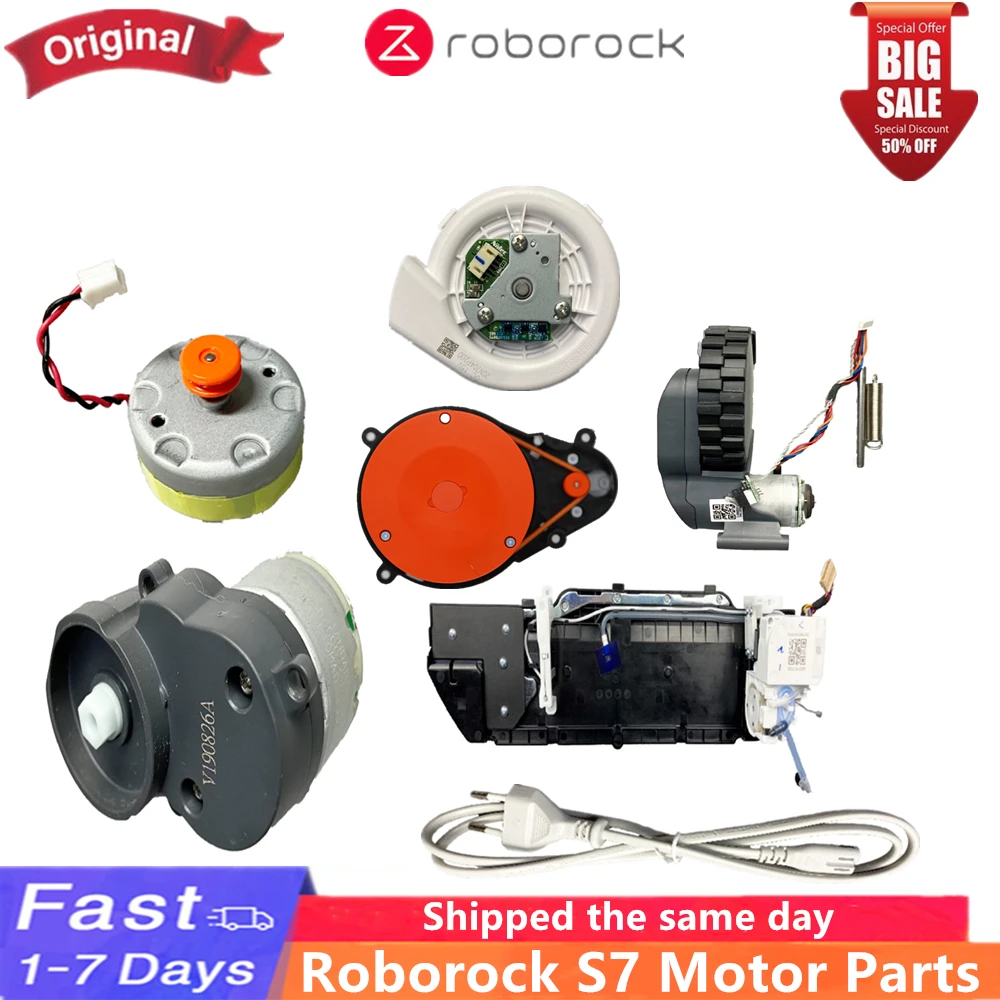 

Original Roborock Vacuum Robot S7 S75 Laser Ranging LDS Motor Spare Parts Fan Spare Parts Side Brush Gear Box Motor Parts