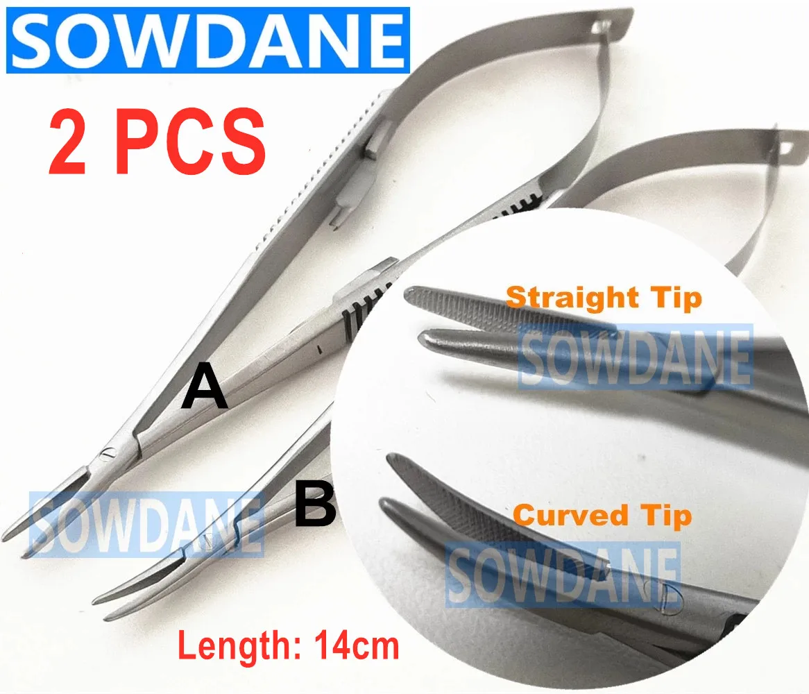2 шт. стоматологический ортодонтический Пинцет для лигатурной формовки Castroviejo