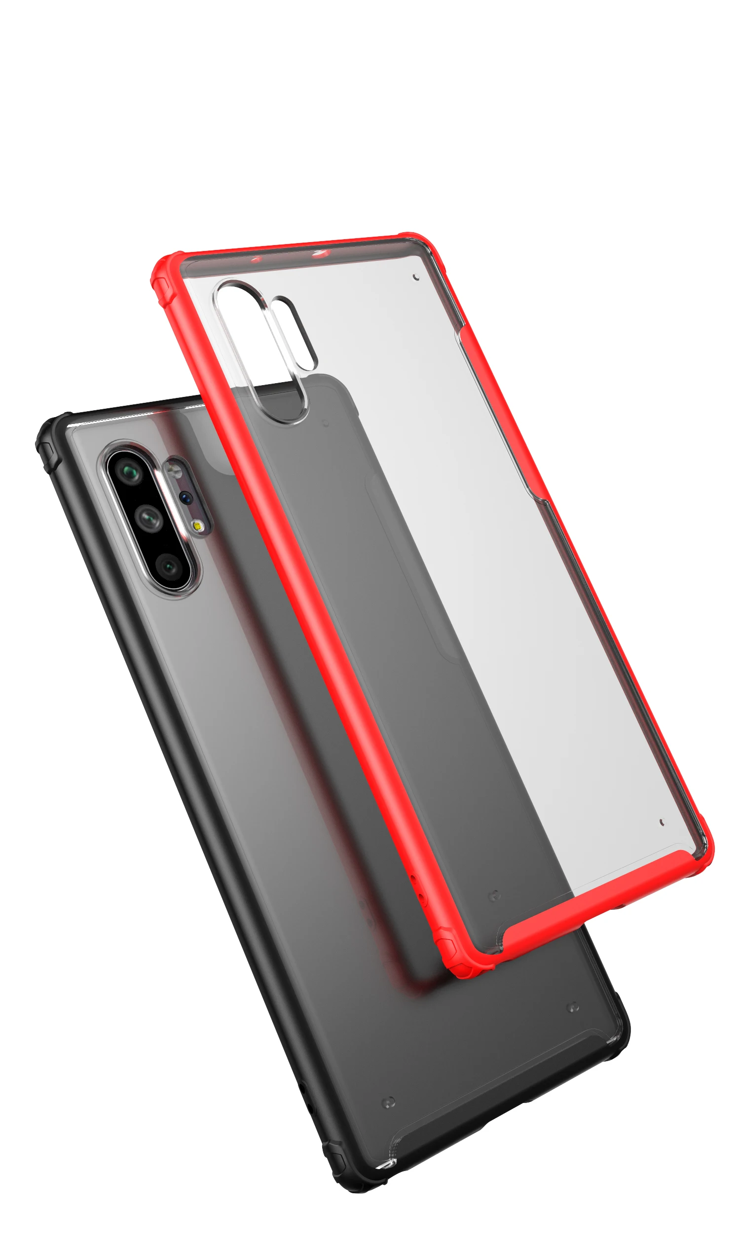 Противоударный чехол для телефона samsung Galaxy Note 10/Note 10 + прозрачный мягкий ТПУ