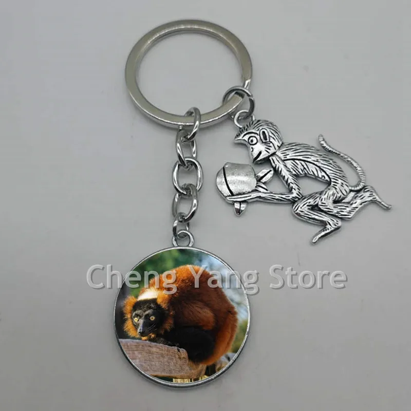 Парный брелок с подвеской в виде обезьяны для автомобиля женская сумка гламур