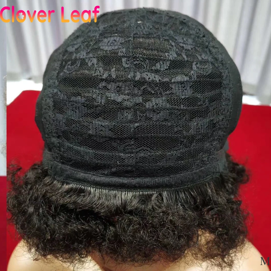 

Clover Leaf Afro Kinky Curly Wig 150% Brazilian Remy Human Hair Wigs Short Pixie Cut Wig Full Machine Made Wig For Black Women