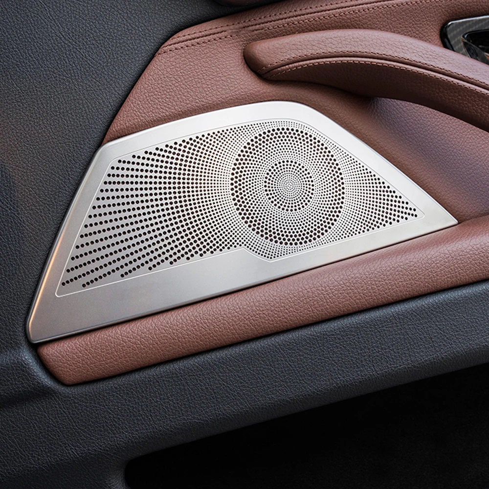 Наклейка на дверь автомобильного стерео динамика 2 шт. чехол для BMW F10 F11 5 серии 2011