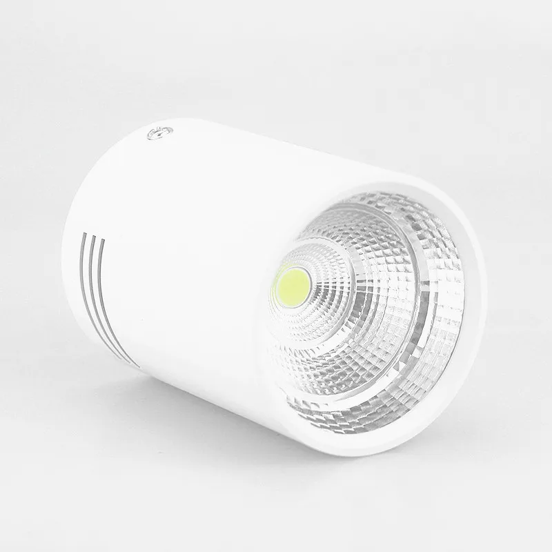 Luces LED descendentes COB regulables, 7W, 9W, 12W, 15W, foco de techo, AC85-265V, blanco frío y cálido, iluminación interior de lámparas de techo LED