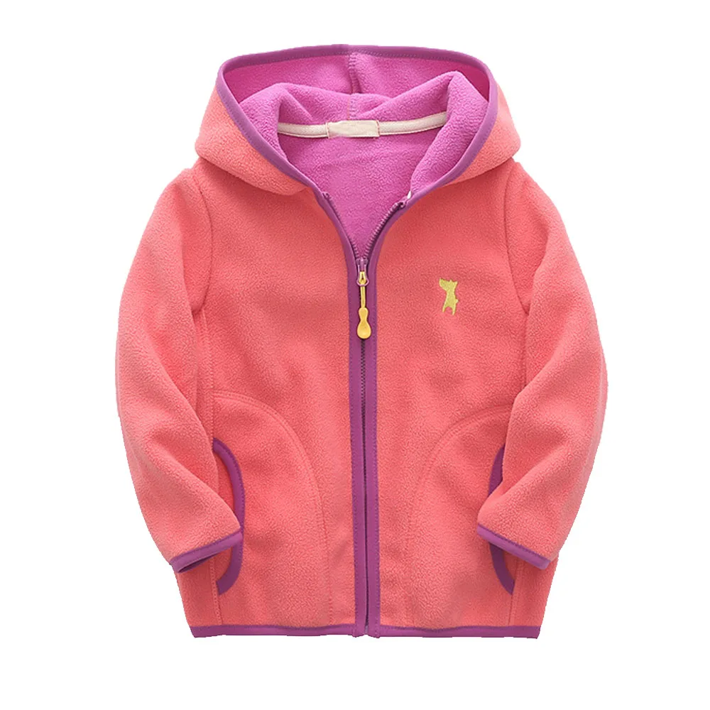 Куртки для мальчиков детские пальто на молнии девочек уличные куртки с капюшоном