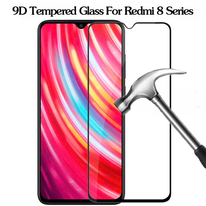 

Xiomi Redmi 8 a 8a 9D Glass Screen Protector For Xiaomi Redmi Note 8 pro / Note 8 / Note 8t Screenprotector Red Mi Tempered Film