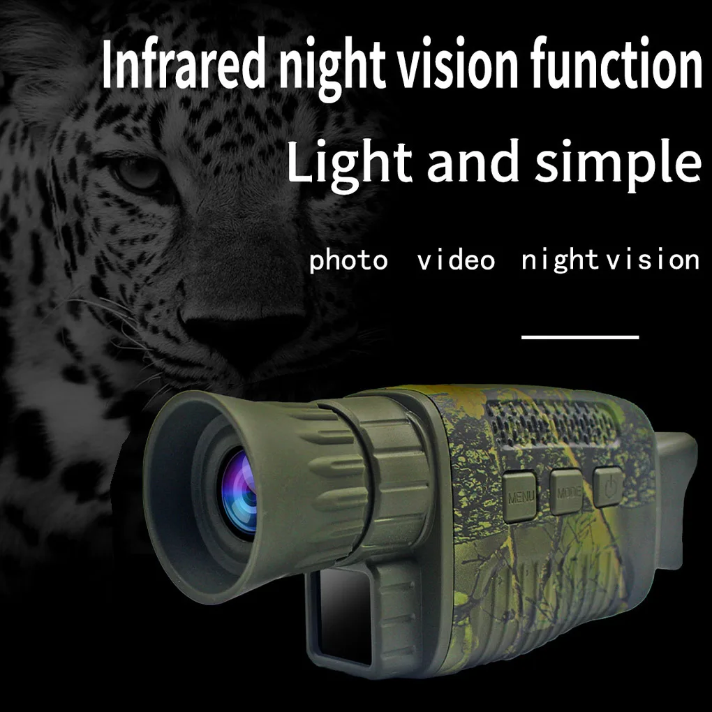 Monocular Infrared Night Vision Device HD Camera Outdoor Day and Digital Telescope For Hunting Tactical Accessories NV1000 | Электроника