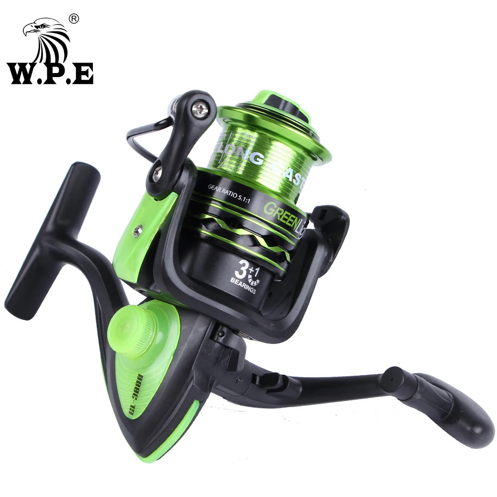 W.P.E GreenLight 2 серия высокоскоростная спиннинговая катушка для ловли карпа 8 кг