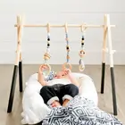 Скандинавские простые деревянные украшения для детской комнаты стойка для фитнеса, детский игровой гимнастический бар