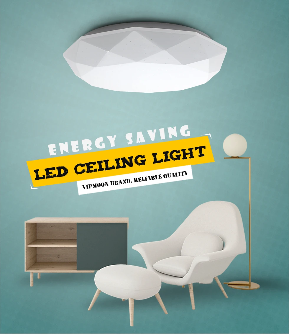

LED Ceiling Lamp 12W 18W 24W Home Modern Panel Light White Lighting for Living Room Bedroom Kitchen LED Ceiling Lamps