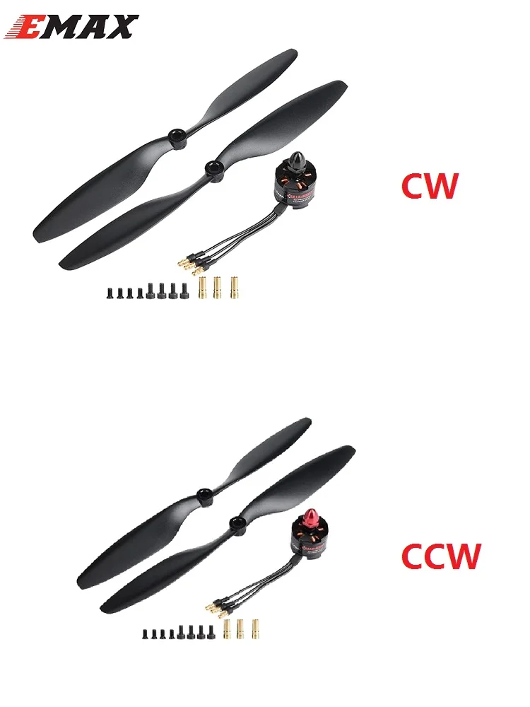 2 шт. EMAX 2212 MT2213 935KV бесщеточный двигатель 1CW 1CCW для F450 F550 X525 Мультикоптер