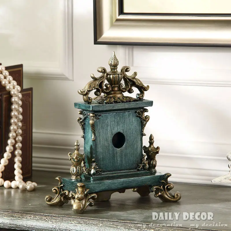 Винтажные европейские и американские настольные часы декоративные