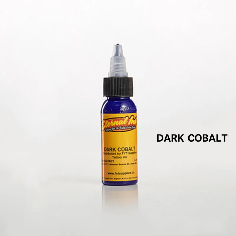 dark cobalt Синий бренд dynamic, краска для татуировок, пигмент, динамические чернила, tinta, тату, чернила, tinta, tatuaje, цвет татуировки, maquillaje, перманентные цвета - Цвет: dark cobalt