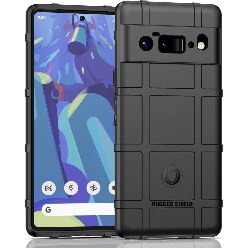 

Case for Pixel 6 6A Rugged Shield Shockproof Soft TPU Armor Cover For Google Pixel 6 Pro Pixel6 Couqe Funda