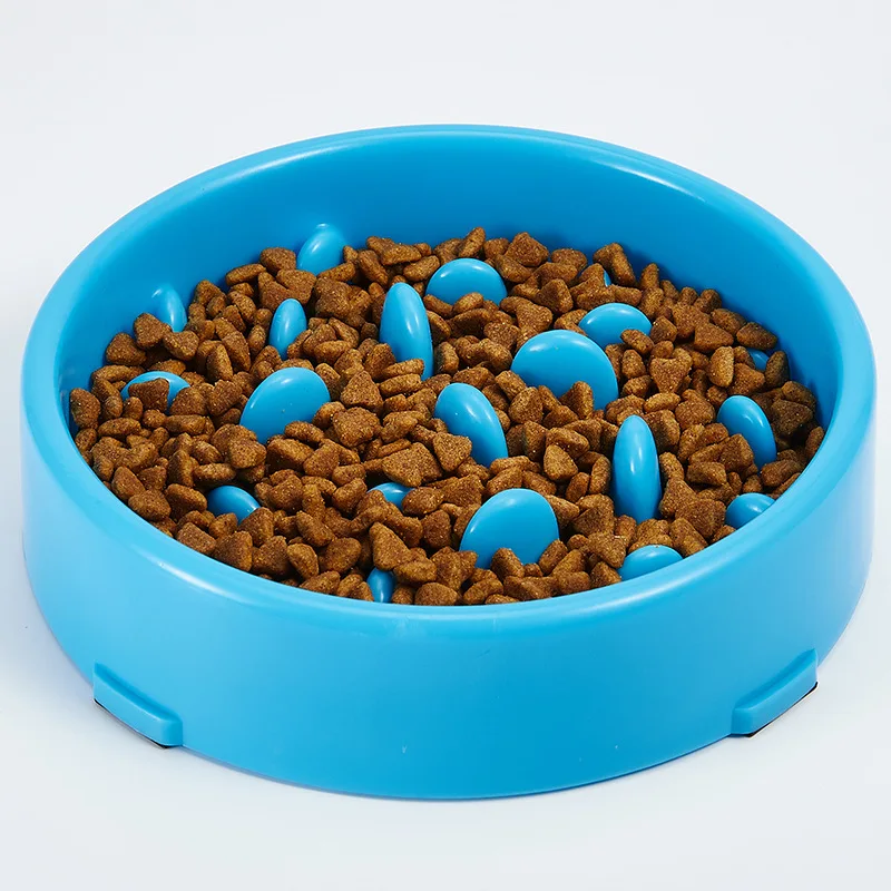 

Slow Feeder Dog Bowl Plastic Anti Choking Puppy Cat Eating Dish Bowl Interactive Feeder Supplies Available for Cats and Dog