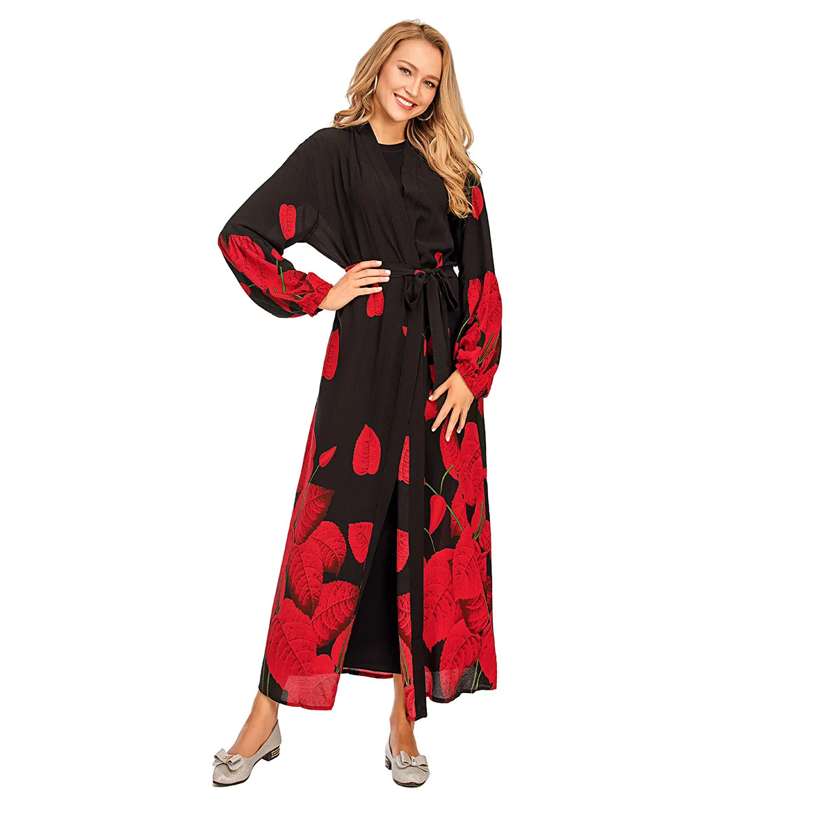 Абайи из дубай Турция кимоно кардиган хиджаб мусульманский платье Рамадан ИД