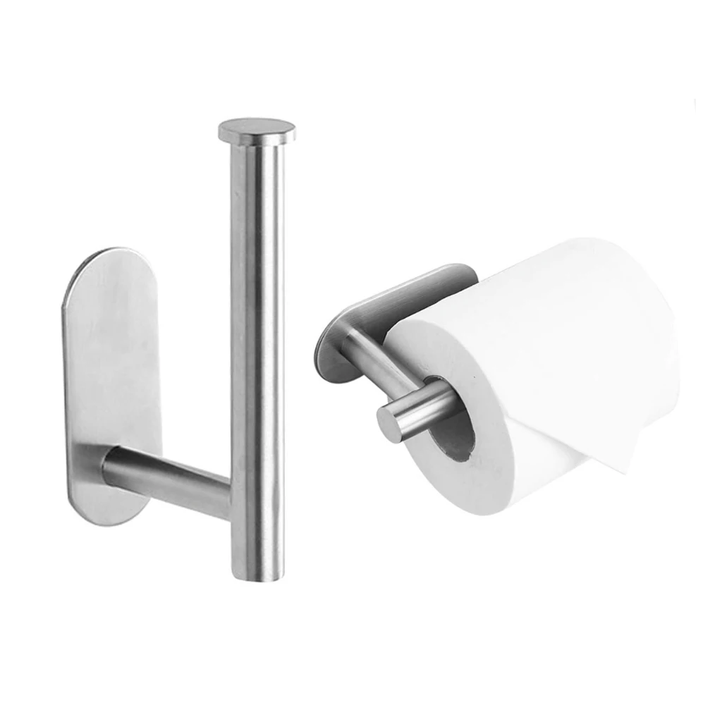 Самоклеющийся держатель рулона туалетной бумаги для ванной комнаты настенный