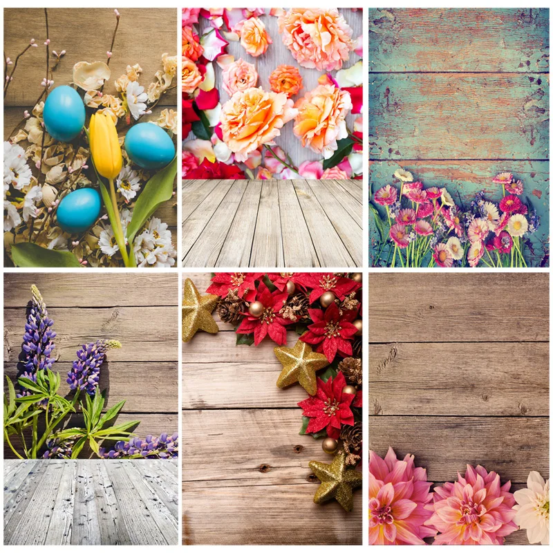 

SHENGYONGBAO Vinyl Custom Photography Backdrops Prop Wooden Planks Theme Photography Background 191108BC-001