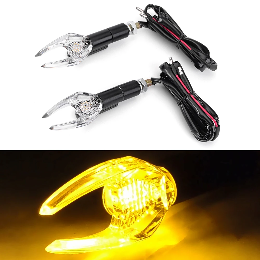 M8 Универсальный мотоциклетный указатель поворота передние задние светодиодные