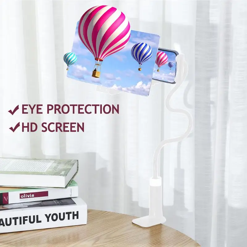 8/12/14 дюймов мобильный телефон Высокое разрешение видео Экран Лупа стеллаж для