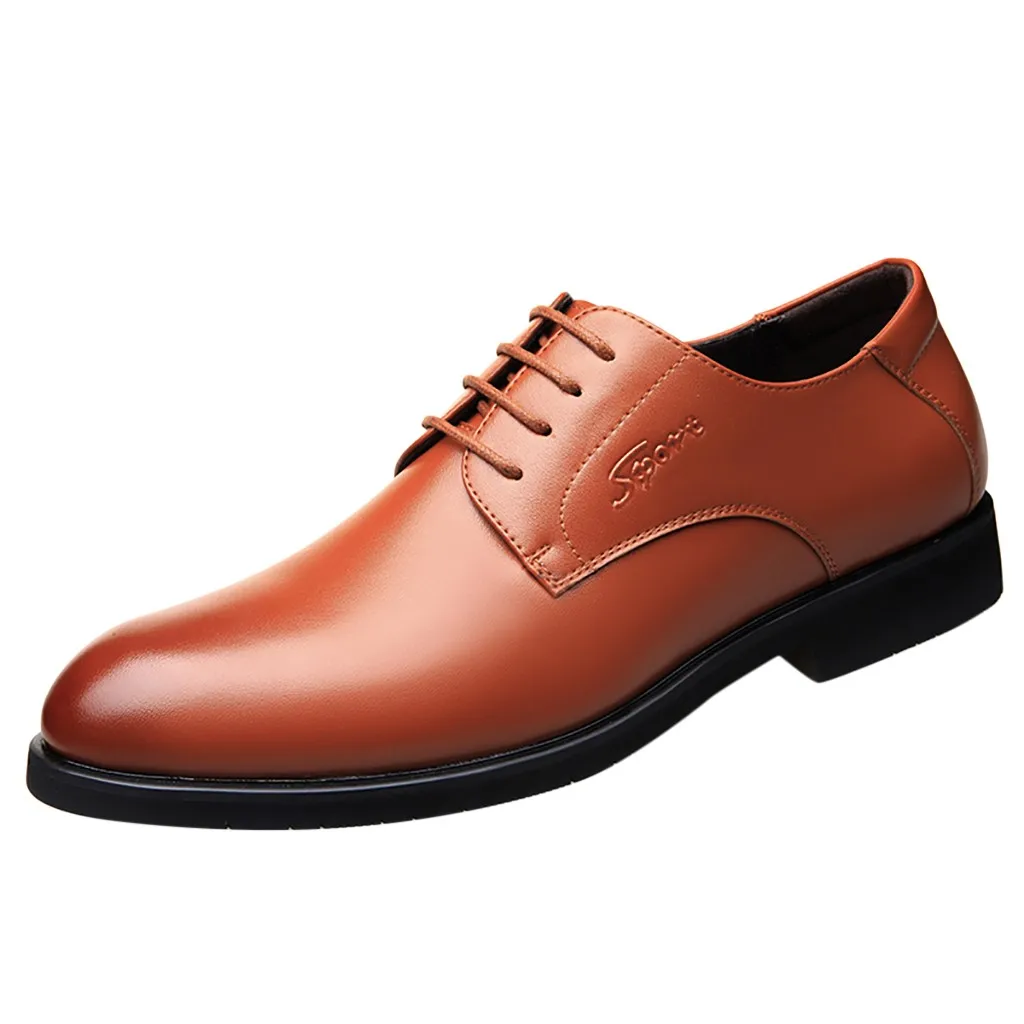 

Pointed Toe Formal Shoes Man Wedding Oxford Shoes For Men Dress Shoes Nice Mens Oxfords Leather Shoes Men May8