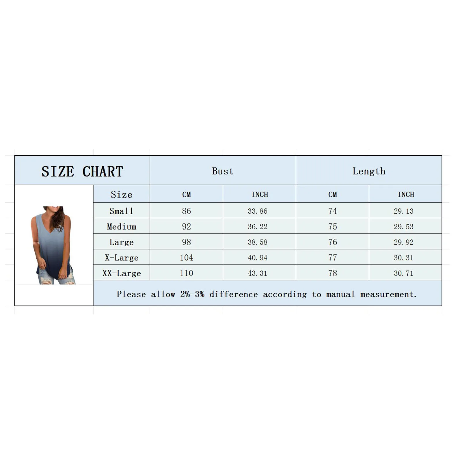 

40# Elegant Sleeveless Office Lady Blouses Summer Women New Style Blouses V-neck Gradient Sleeveless Vest Blouses Top Femme