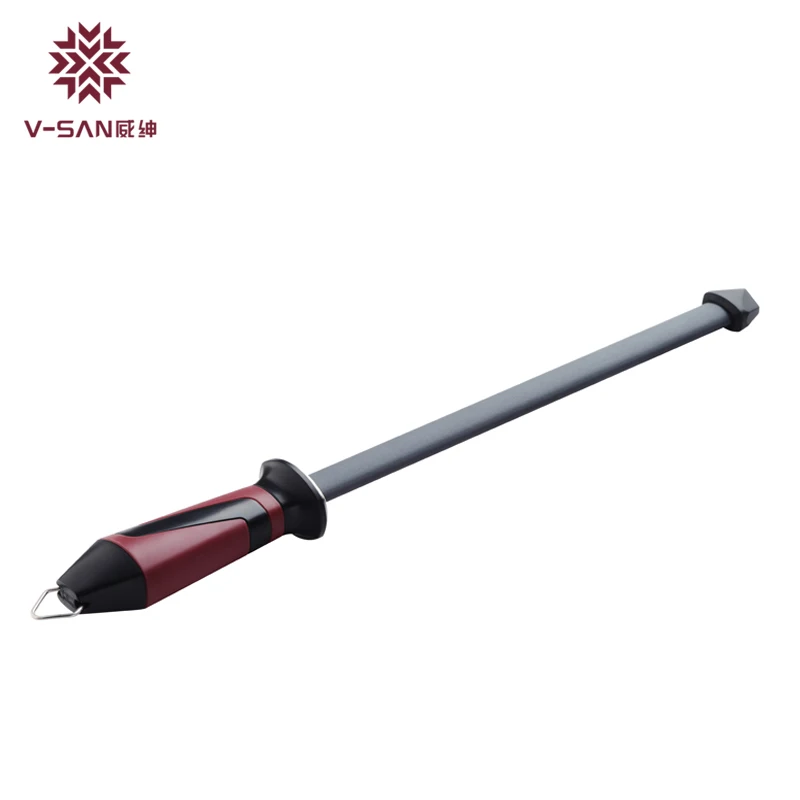 V-SAN профессиональные Точилки для кухонных ножей сталь/стержень инструменты