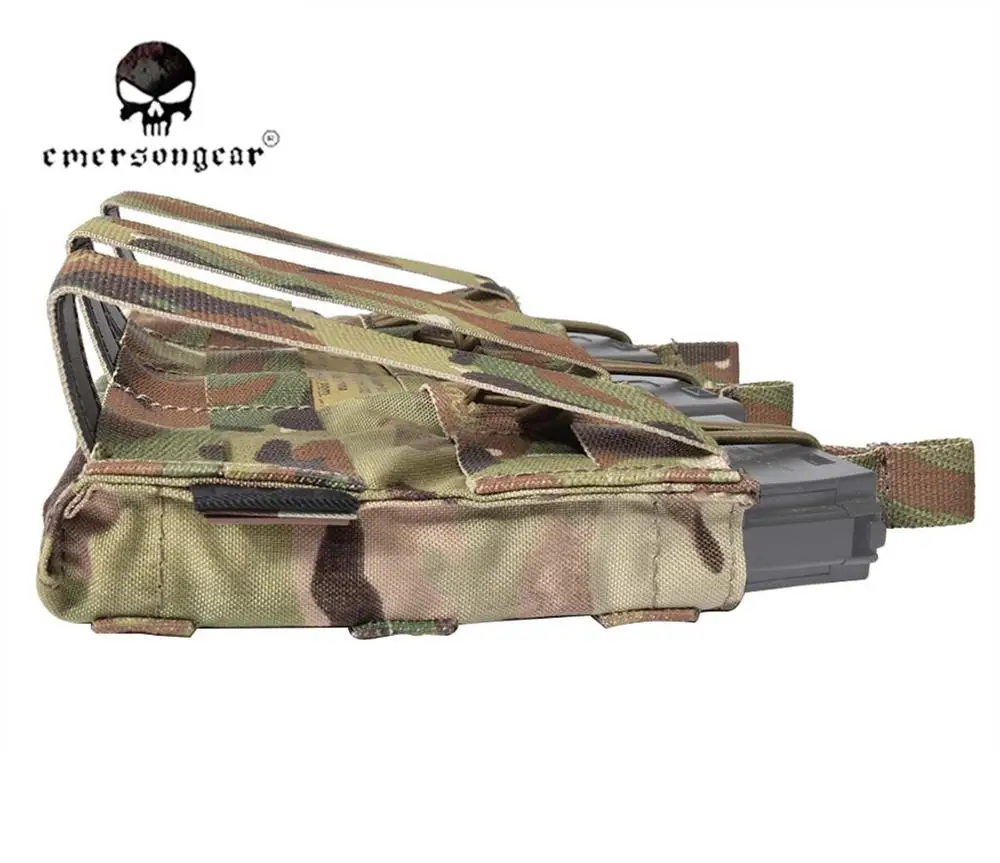 Emersongear 5 56 тройная сумка с открытым верхом тактическая Боевая Сумка Molle EM6356 | Спорт
