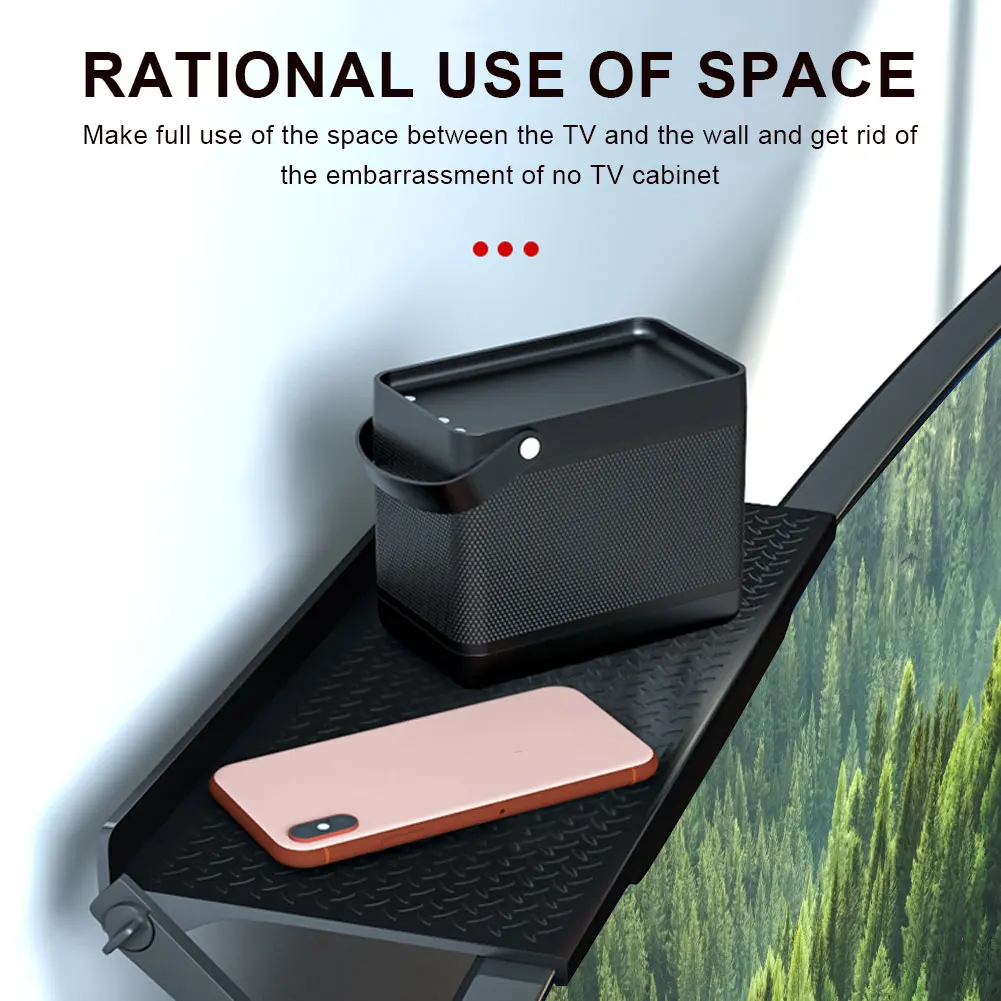 

Computer Monitor Rack Plastic Lcd Tv Top Screen Bracket Creative Multifunctional Storage Rack Computer Screen Shelf Accessories