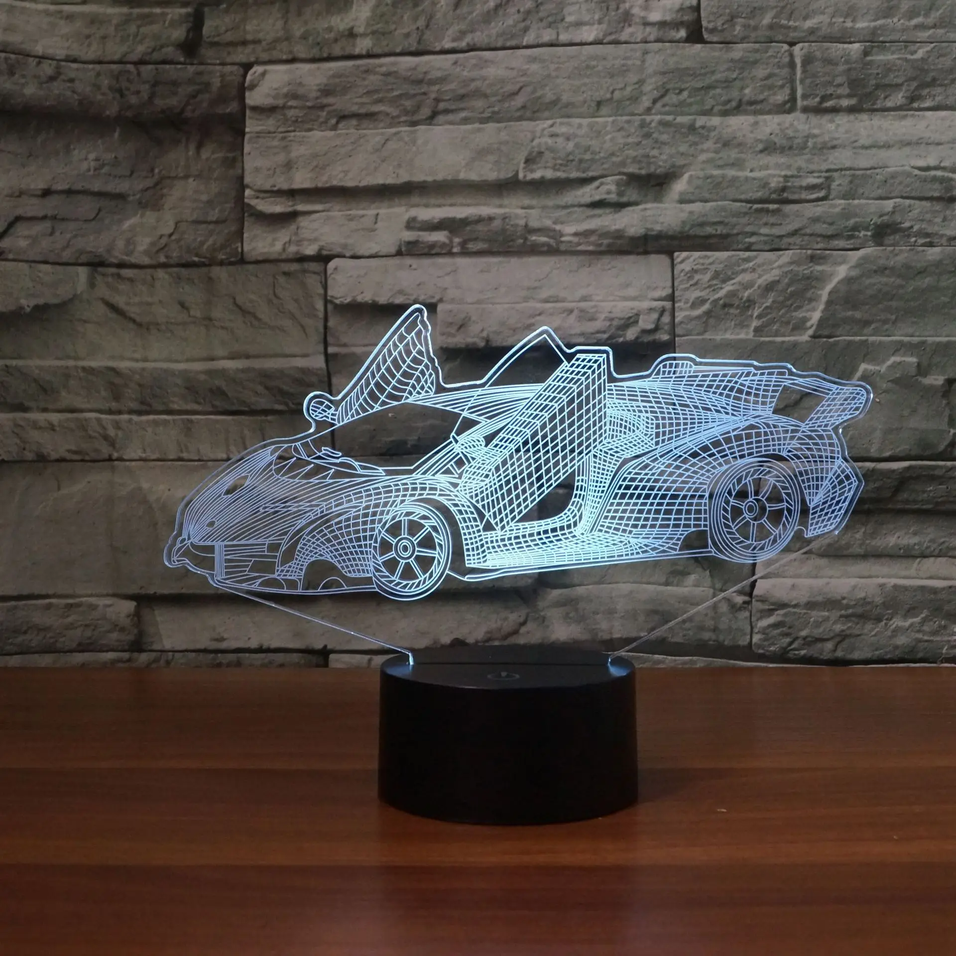 3D ночник настольные лампы игрушки подарок для ребенка украшение дома крутая