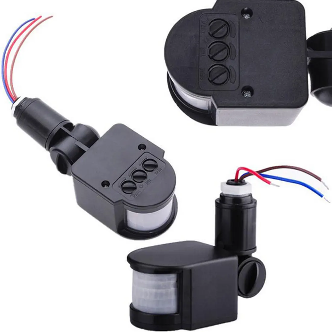 Инфракрасный датчик тела светодиодный движения наружный настенный крепления