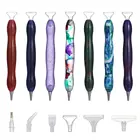 5D точечная ручка для алмазной живописи, сменные головки ручки для вышивки, инструмент для рукоделия, шитья, рукоделия, аксессуары