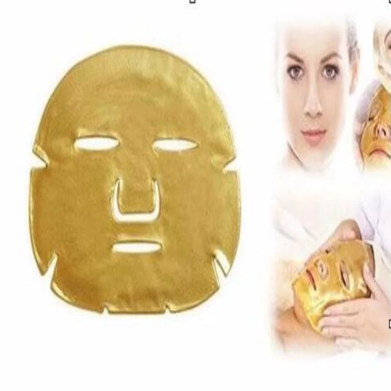 300 шт./лот маска для лица с золотым био коллагеном Желейная увлажняющая против