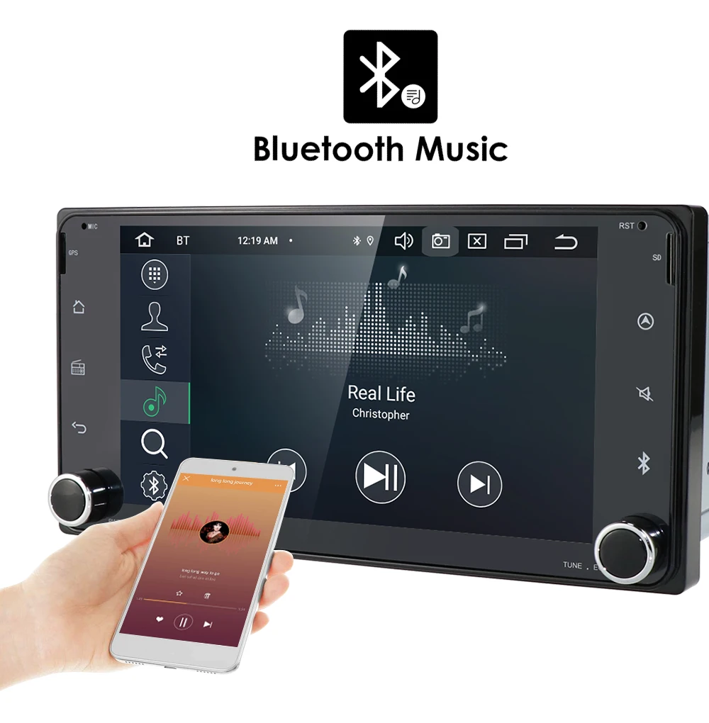 Новейший Android 9,0 PX5 Автомобильный gps для toyota corolla 2 Din универсальный автомобильный Радио с навигацией Bluetooth Wifi автомобильный стерео gps плеер