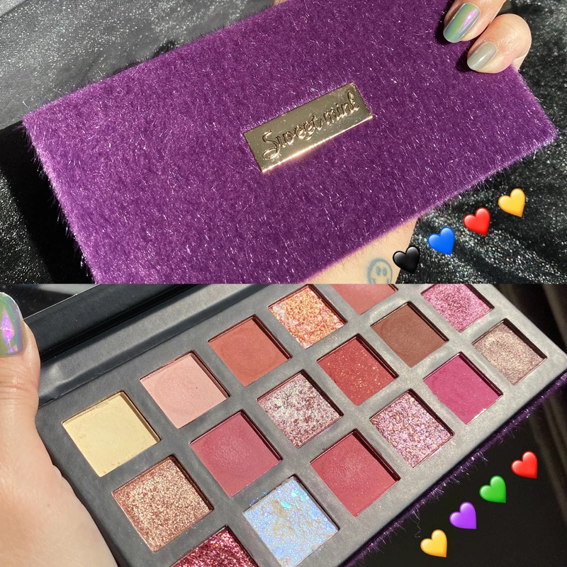 Beauty 18 оттенков металлические алмазные тени для век Палитра блестящие мерцающие
