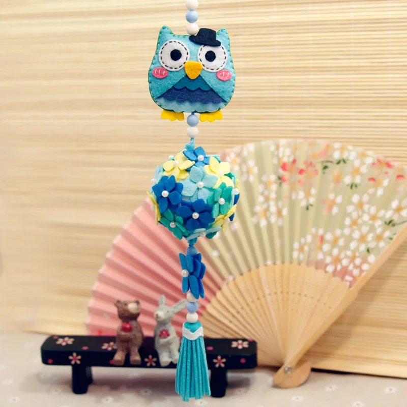 Needlwork Наборы фетра для рукоделия сумка Подвеска ручной пошив фестиваль венок