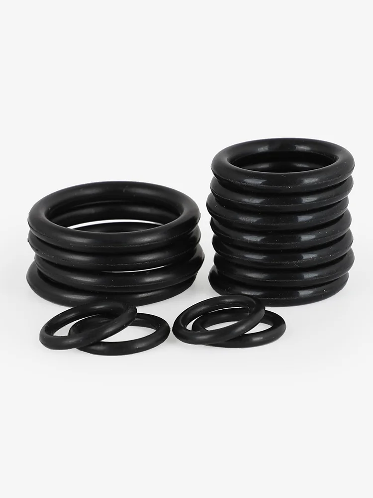 100-1 шт. черное уплотнительное кольцо прокладка CS 2 мм OD 5 ~ 230 NBR автомобильный