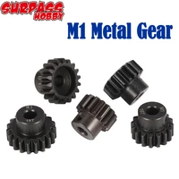 surpass hobby 5pcs m1 5mm 11t 15t15t 19t18t 22t metal pinion motor gear set for 18 rc car truck brushed brushless motor