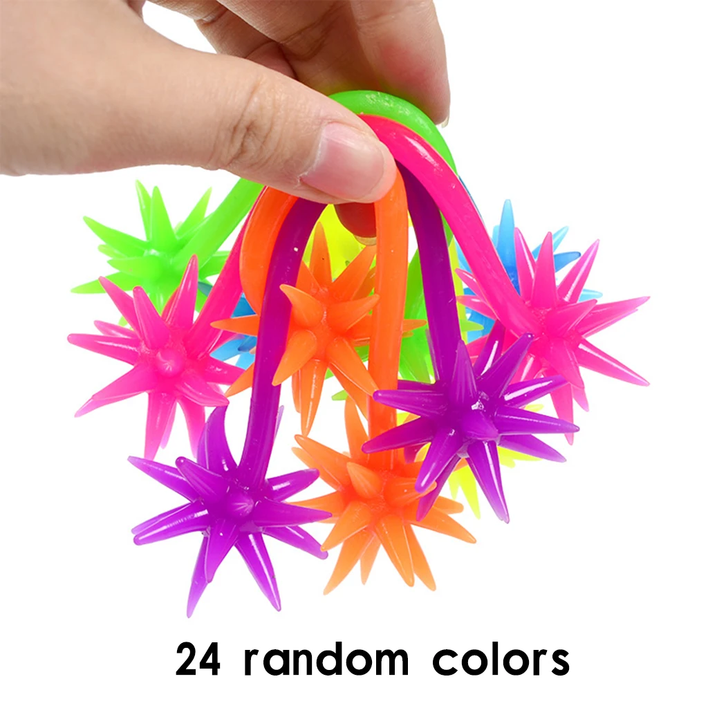 

24 Pieces Children's Soft Colorful Sticky Hammer Sensory Toys