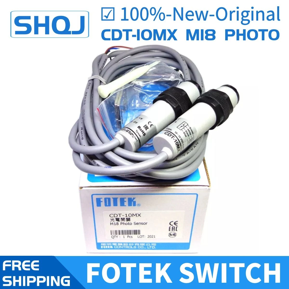 Фотодатчик FOTEK CDT-10MX Photo Sensor 100%-new-original